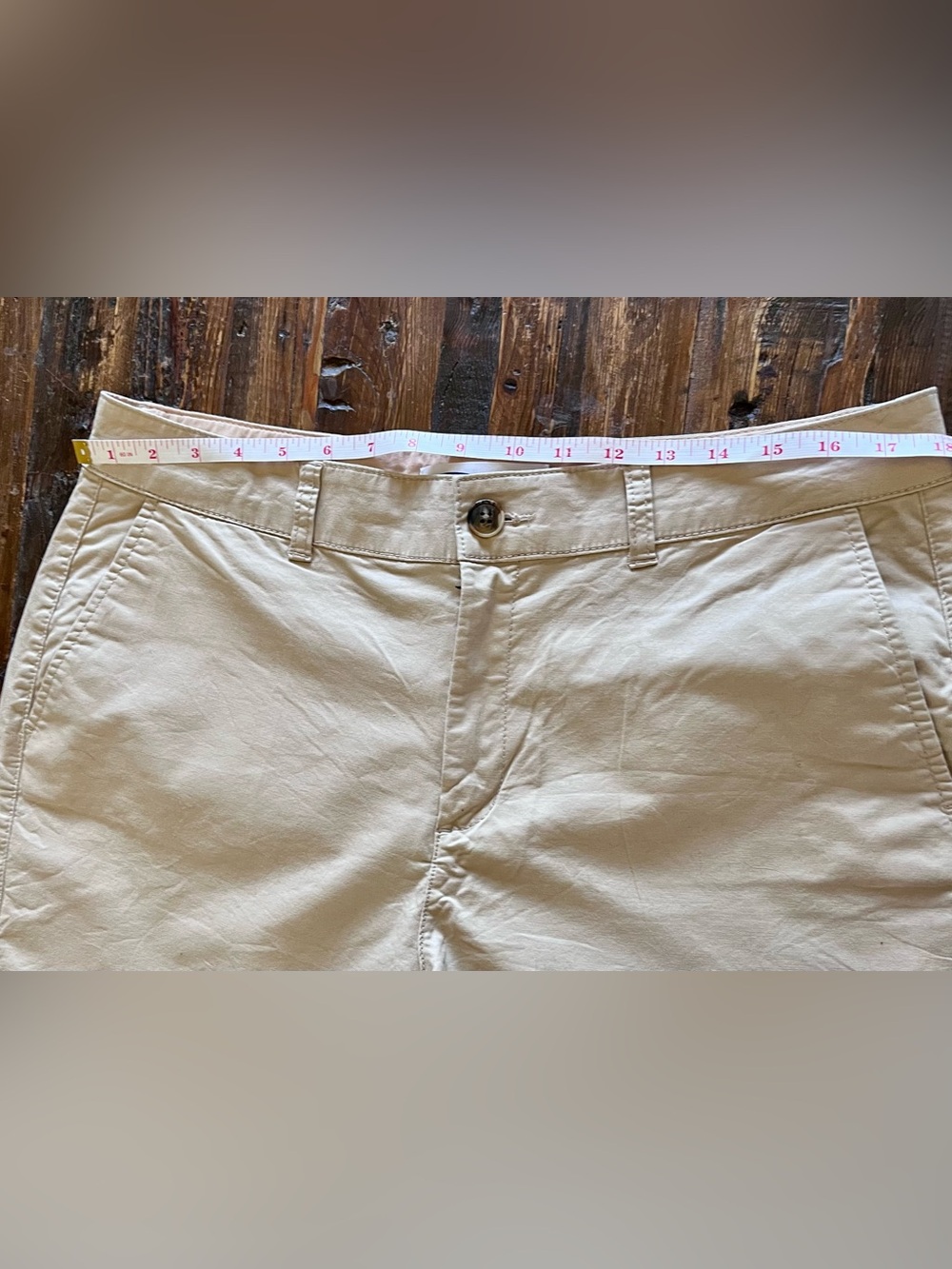 Old Navy Trio of High Waist Everyday Shorts: Tan,Gray, Green Sz 12 EUC - Picture 14 of 16